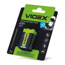 Батарейка лужна Videx 6LR61 9V Крона