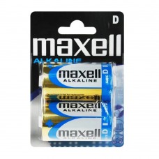 Батарейки Maxell Alkaline D/LR20 2шт/уп blister