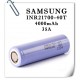 Акумулятор високотоковий 21700 Samsung INR21700-40T SDI 4000mah Синій