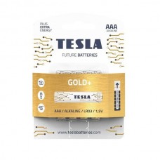 Батарейки TESLA AAA GOLD+ LR03 4 штуки