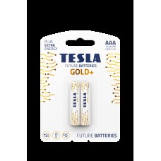 Батарейки Tesla AAA GOLD+ LR03 / BLISTER FOIL 2 шт.