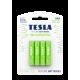 Акумулятори Tesla AAA GREEN+ RECHARGEABLE 800mAh / HR03 / BLISTER FOIL 4 шт.
