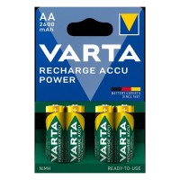Перезаряджувані батарейки АА VARTA ACCU AA 2600mAh BLI 4 шт N