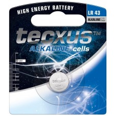 Батарейка Tecxus LR43 100mAh x1шт Alkaline(75.02.3733)