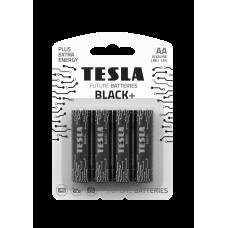 Батарейки Tesla AA BLACK+ LR6 / BLISTER FOIL 4 шт.
