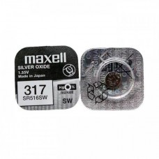 Батарейка Maxell "таблетка" SR317/516SW 1шт/уп