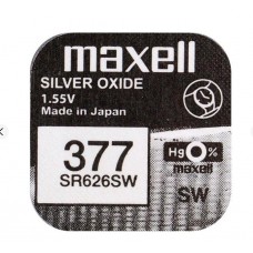 Батарейка Maxell "таблетка" SR377/626SW 1шт/уп