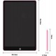 Планшет графічний Psheko Writing Tablet 16" Pink (050643)