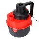 Автомобільний пилосос Turbo Vacuum Cleaner Wet Dry canister 12V з насадками Червоний