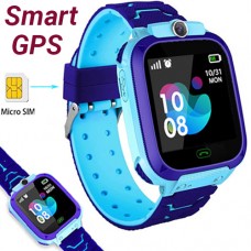 Дитячий розумний смарт годинник з GPS Smart baby watch TD07S + камера Блакитний