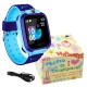 Дитячий смарт-годинник c GPS Smart baby watch TD07S + камера Блакитний + карта пам'яті micro KINGSTON 16Gb