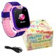 Дитячий розумний смарт годинник з GPS Smart baby watch TD07S + камера Рожевий