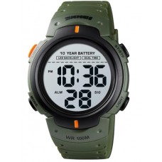 Чоловічий годинник Skmei Neon 10 Bar Зелені
