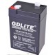 Акумулятор для торгових ваг світильників систем безперебійного живлення ліхтарів GDLITE-GD-645 6V 4. 0Ah