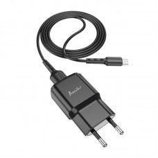Мережевий зарядний пристрій Avantis A480 Orion (1USB/2.1A) + USB кабель Micro- чорний