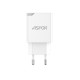Мережевий зарядний пристрій Aspor A826 PD (20W/USB/Type-C)- білий